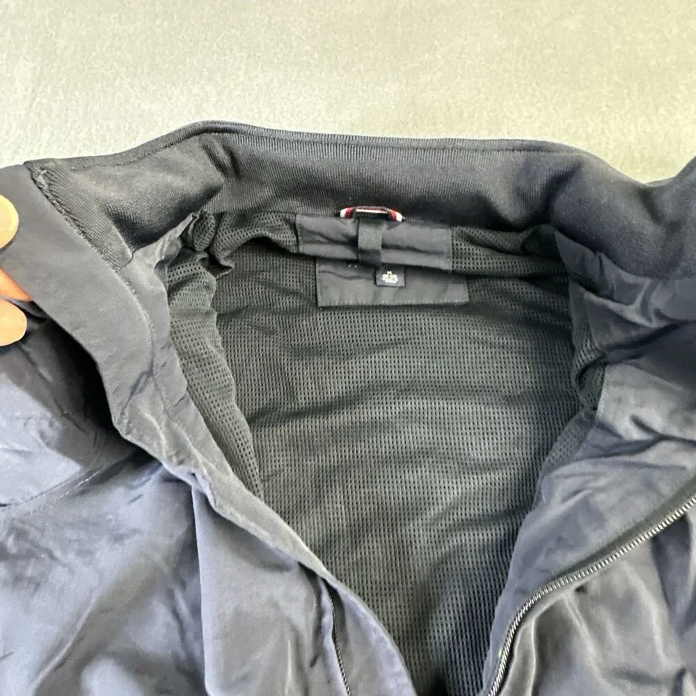 Tommy Hilfiger Boys Lightweight Jacket Blue Size Medium 8-10 Hidden Hood